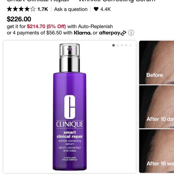 Clinique Smart Clinical Repair clinical repair wrinkle correcting deal pack - Picture 3 of 3